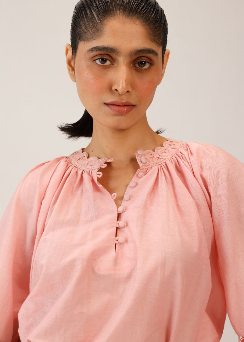 LIDO TOP - ROSE cotton by CORD for women in Singapore