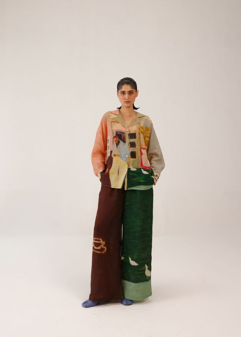 LOUNGE SET - MORNING COFFEE all linen by CORD for women in Singapore