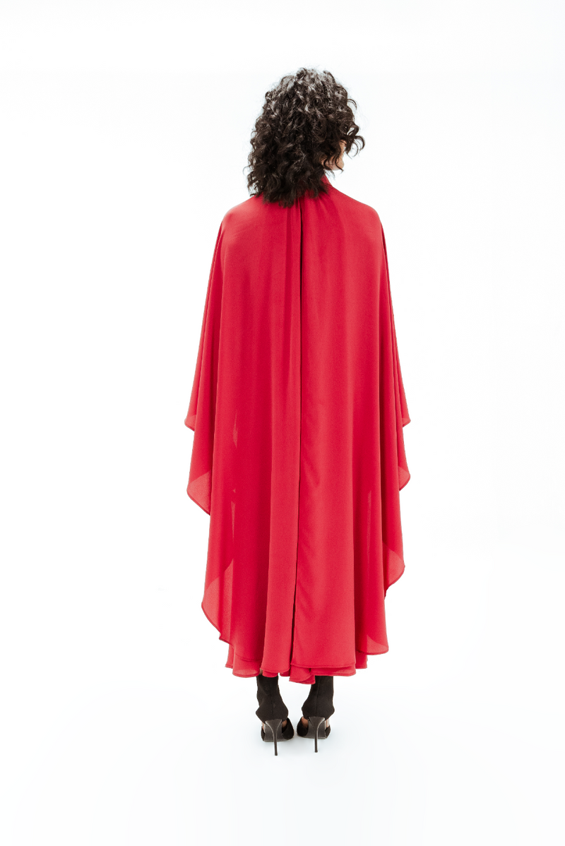 Alara Embellished Crepe Dress Buy Alara Embellished Crepe Dress from C&W | Dresses for Women by Leh Studios in red color for women in Singapore