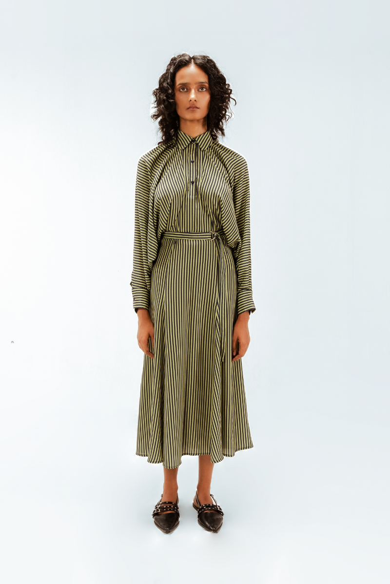 Bernie Crepe Dress mul Buy Bernie Crepe Dress from C&W | Dresses for Women by Leh Studios in multi color for women in Singapore