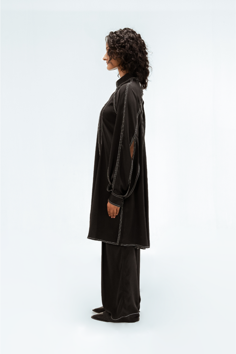 Caris Crepe Top Buy Caris Crepe Top from C&W | Tops And Shirts for Women by Leh Studios in black color for women in Singapore