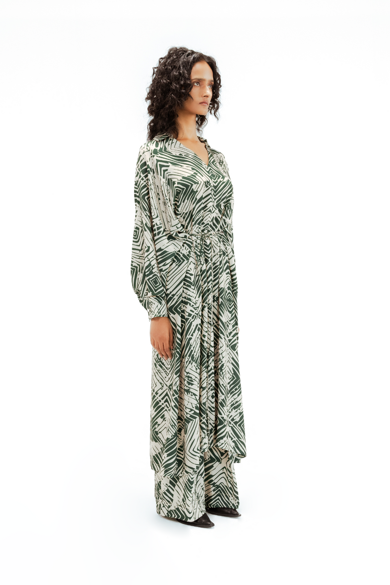 Florix Print Koko Long Shirt mul Buy Florix Print Koko Long Shirt from C&W | Tops And Shirts for Women by Leh Studios in multi color for women in Singapore