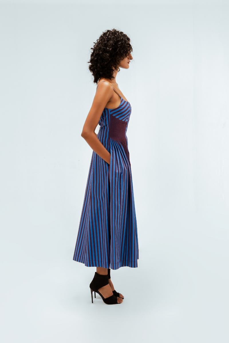 Meva Dress 100% cotton Buy Meva Dress from C&W | Dresses for Women by Leh Studios in multi color for women in Singapore