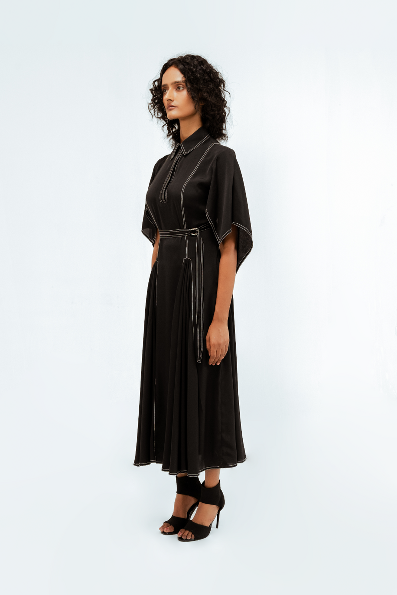 Samara Dress Buy Samara Dress from C&W | Dresses for Women by Leh Studios in black color for women in Singapore