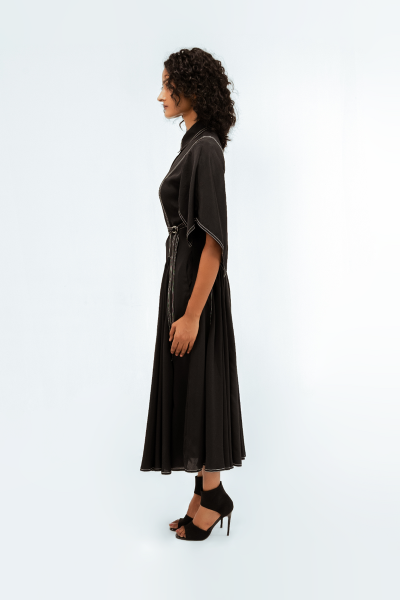 Samara Dress Buy Samara Dress from C&W | Dresses for Women by Leh Studios in black color for women in Singapore