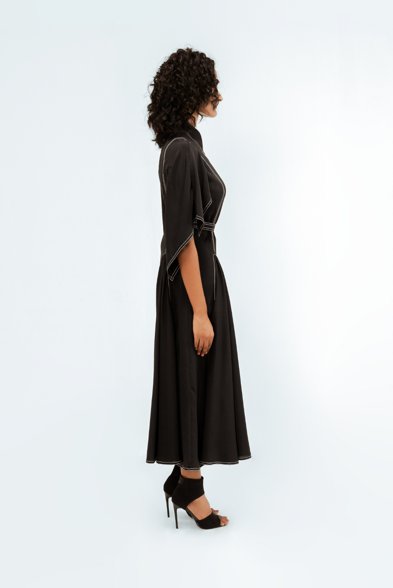 Samara Dress Buy Samara Dress from C&W | Dresses for Women by Leh Studios in black color for women in Singapore