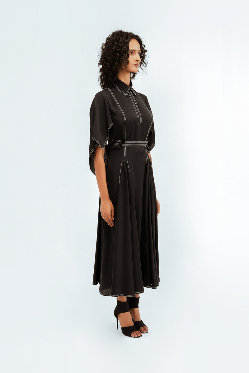 Samara Dress Buy Samara Dress from C&W | Dresses for Women by Leh Studios in black color for women in Singapore