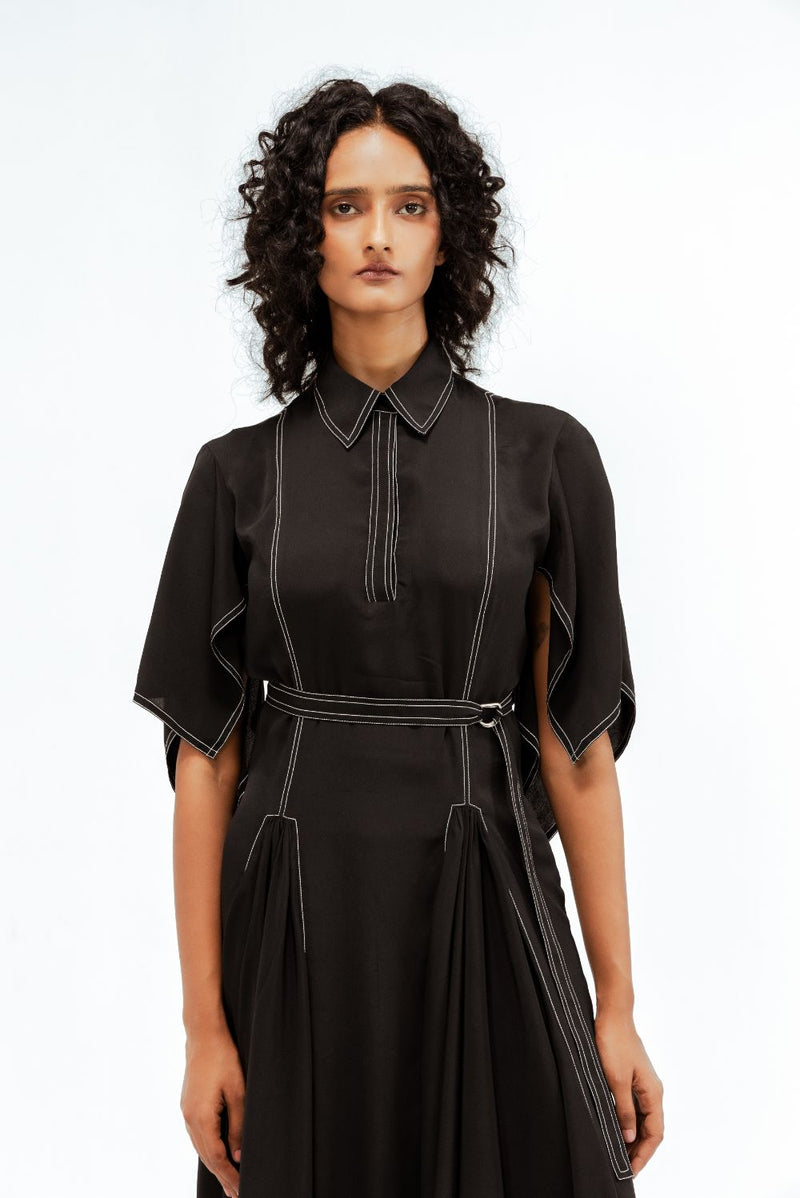 Samara Dress Buy Samara Dress from C&W | Dresses for Women by Leh Studios in black color for women in Singapore