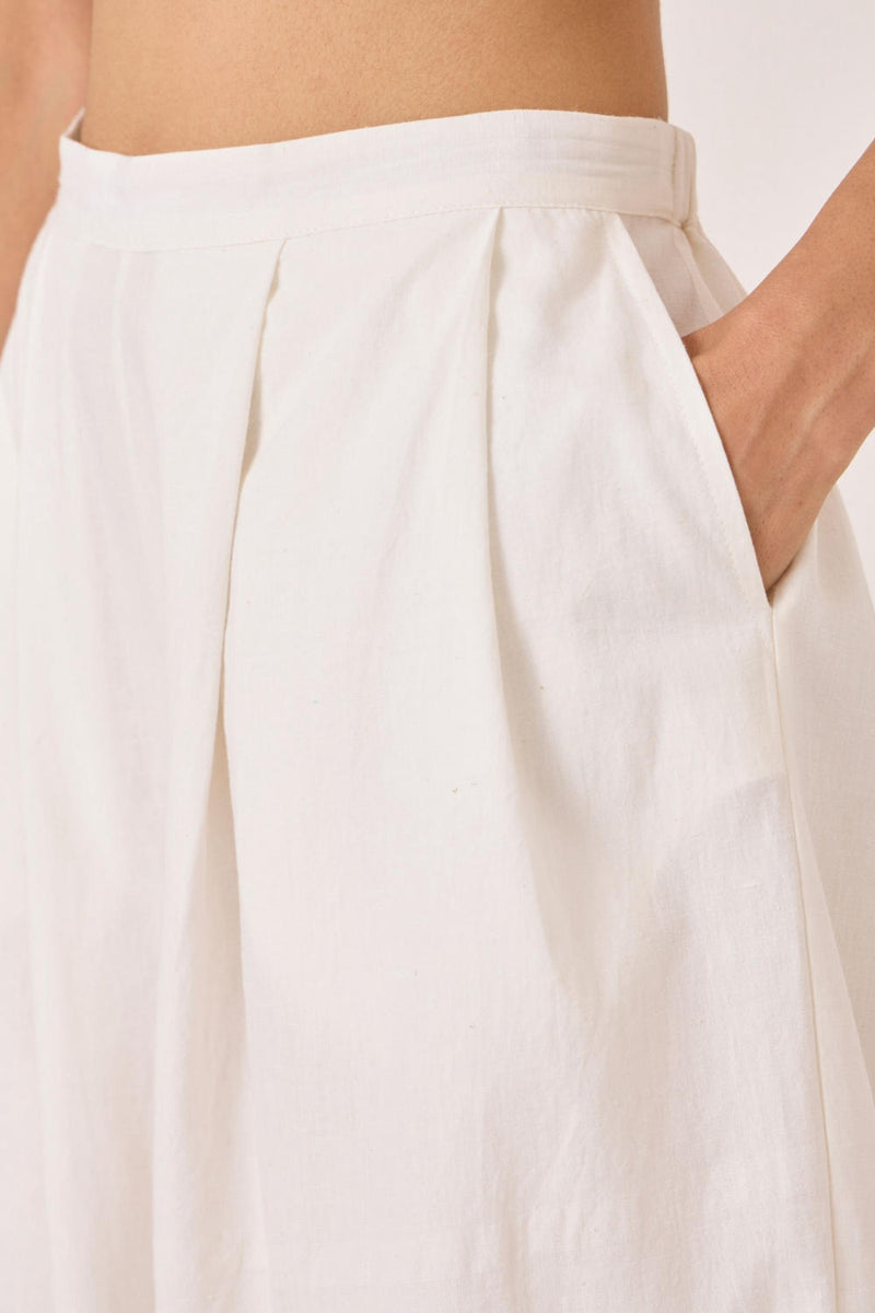 Lakmal Yellow Handwoven Set cotton by The Summer House in yellow color for women in Singapore
