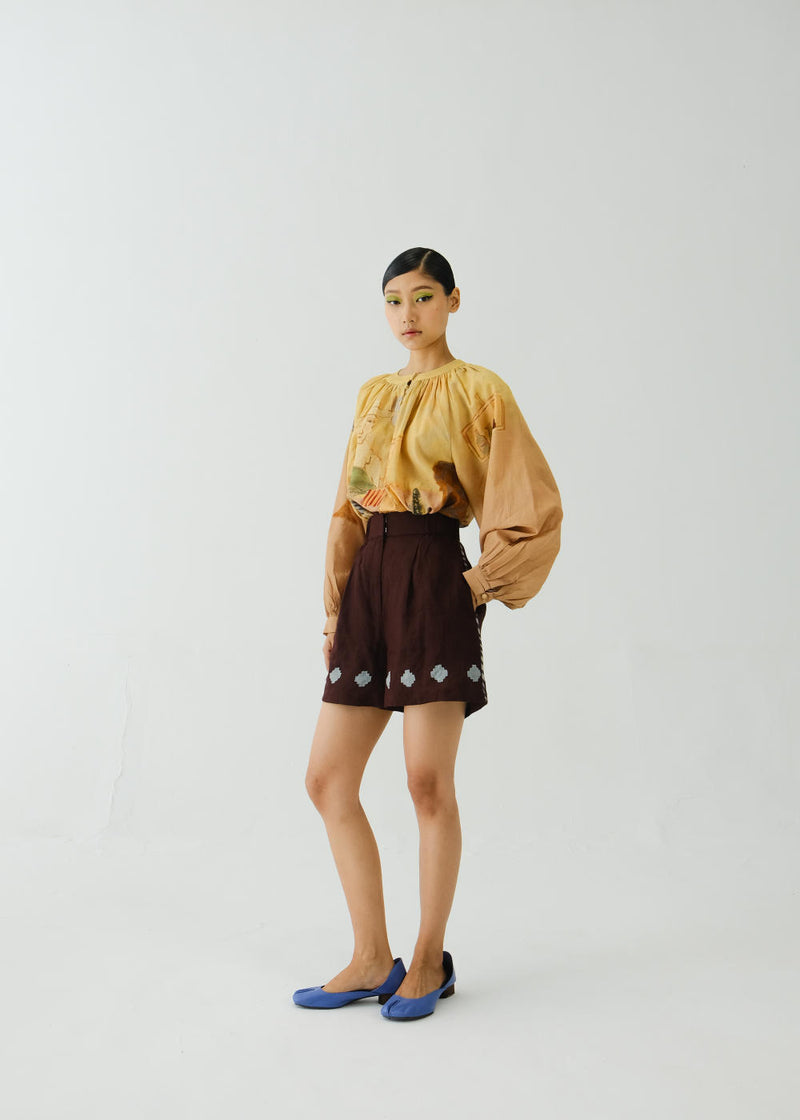 Lido Set-Fisherman + Marron Applique cotton by CORD for women in Singapore