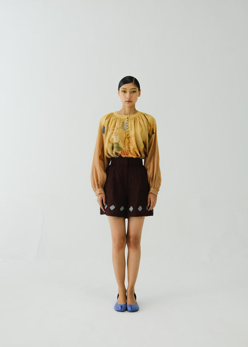 Lido Set-Fisherman + Marron Applique cotton by CORD for women in Singapore