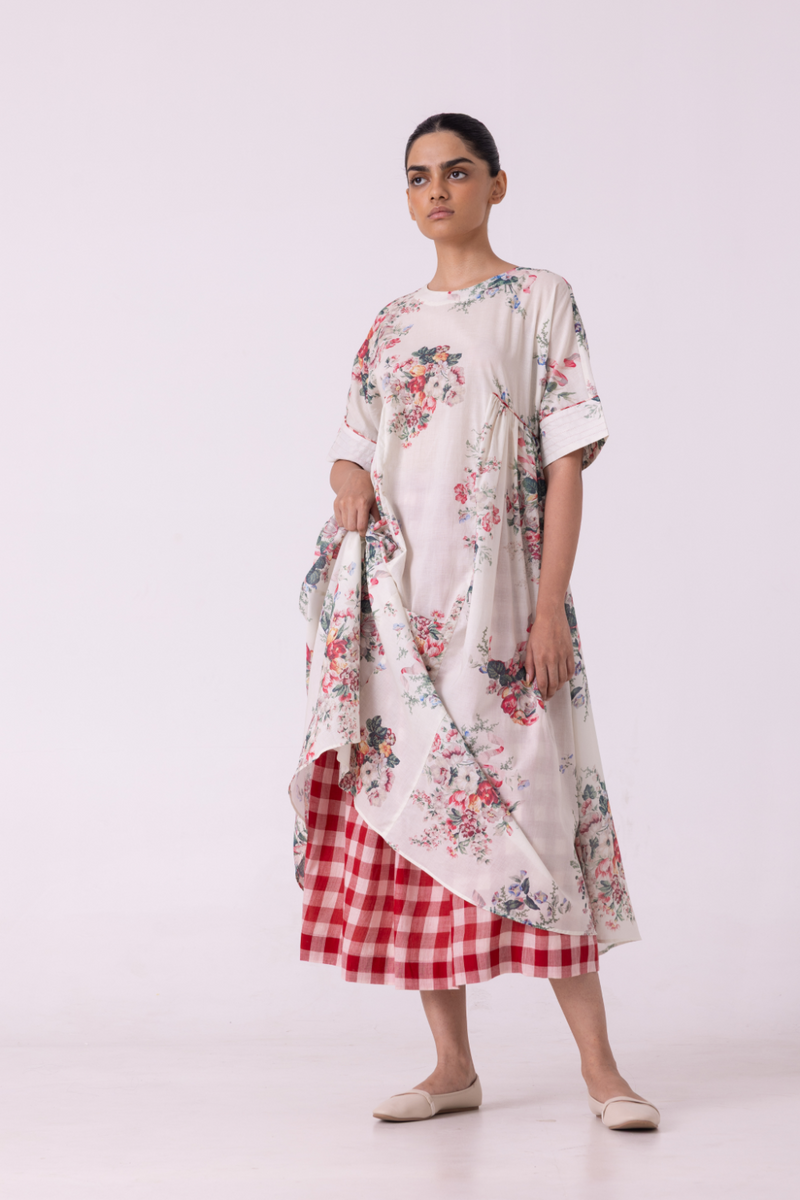 Lily Floral Printed Dress cotton by The Summer House for women in Singapore