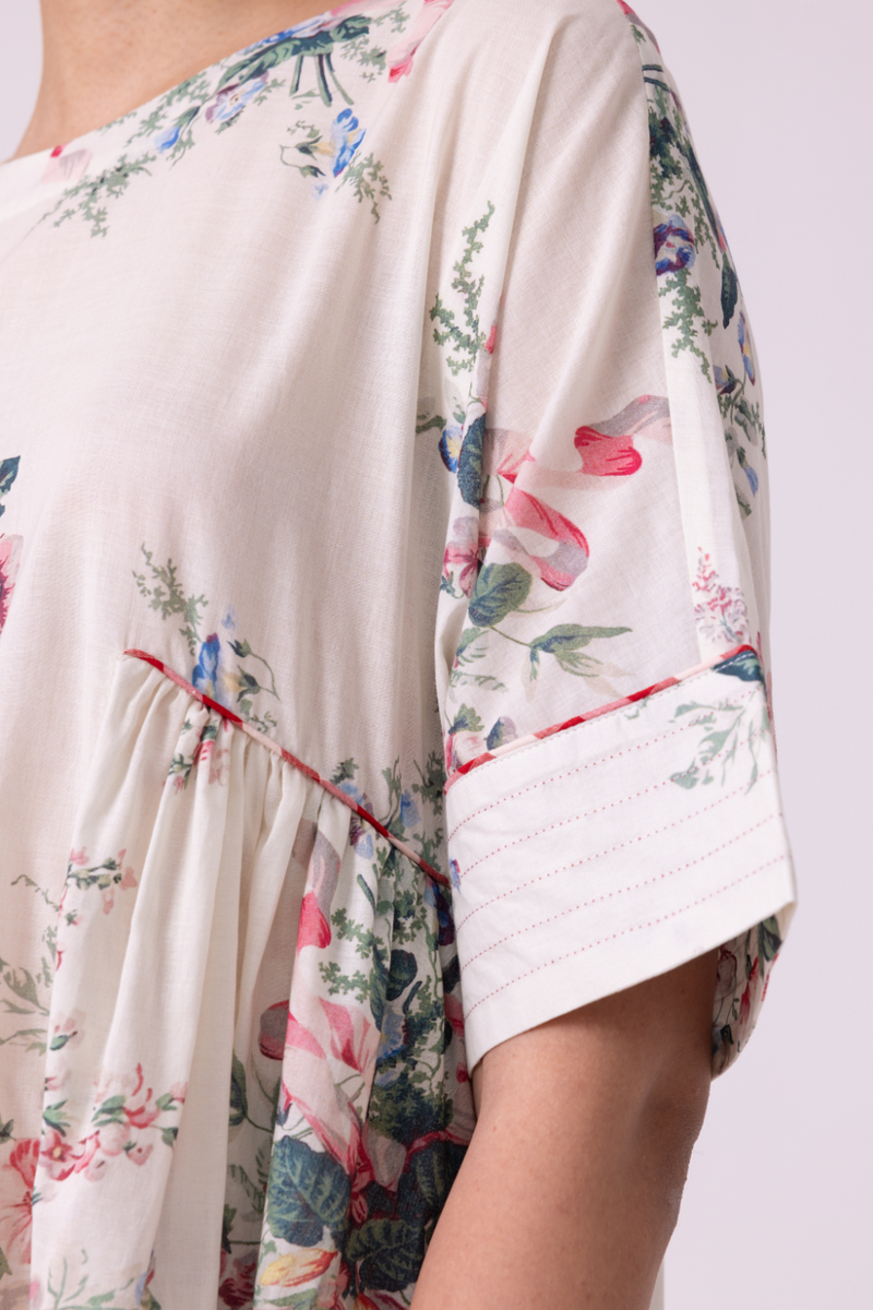 Lily Floral Printed Dress cotton by The Summer House for women in Singapore