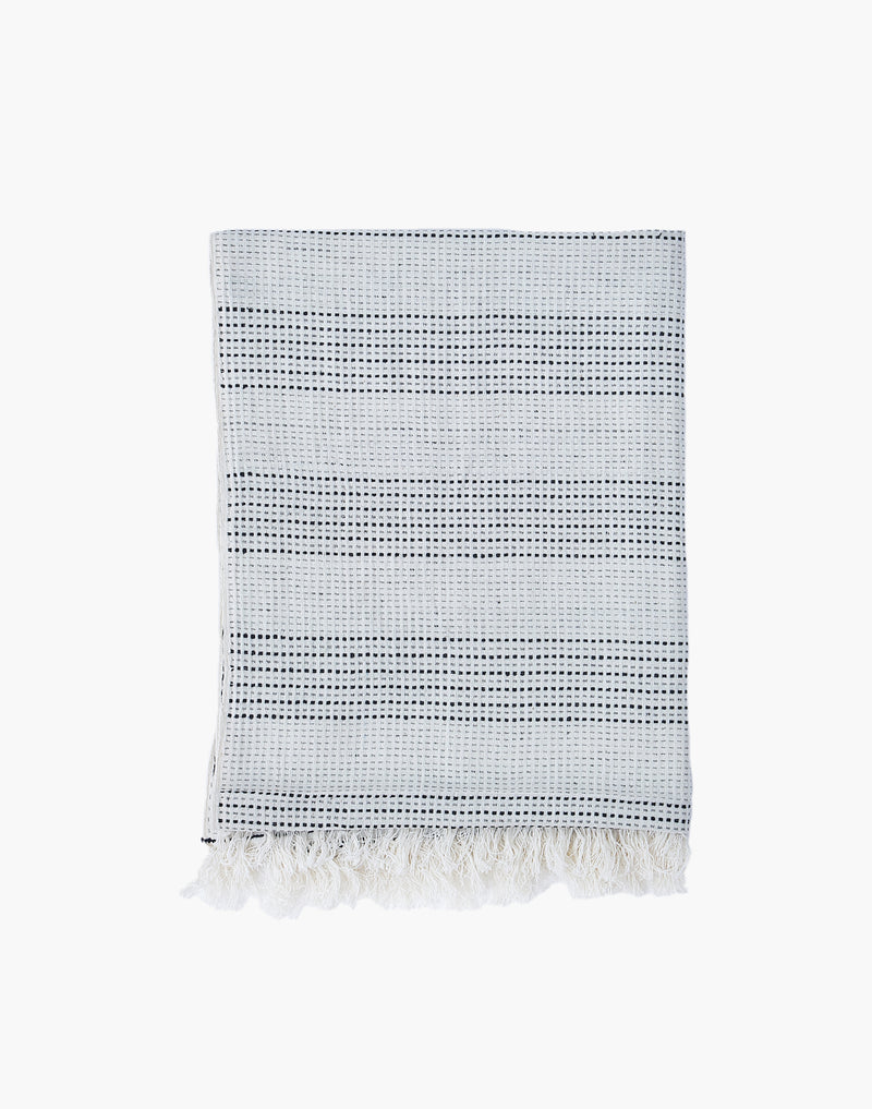 Linear Charm Stole cotton by World of Crow in multi color for women in Singapore