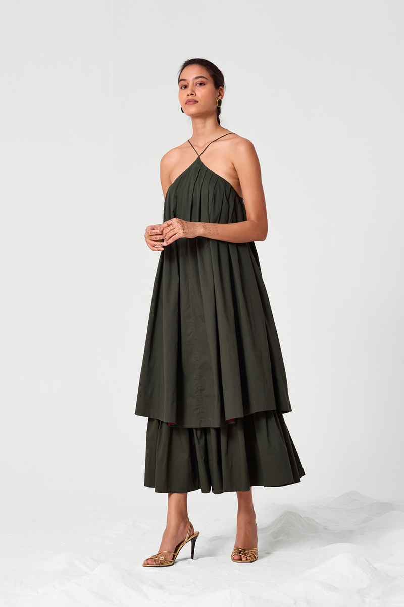 Liri Halter Neck Maxi Dress