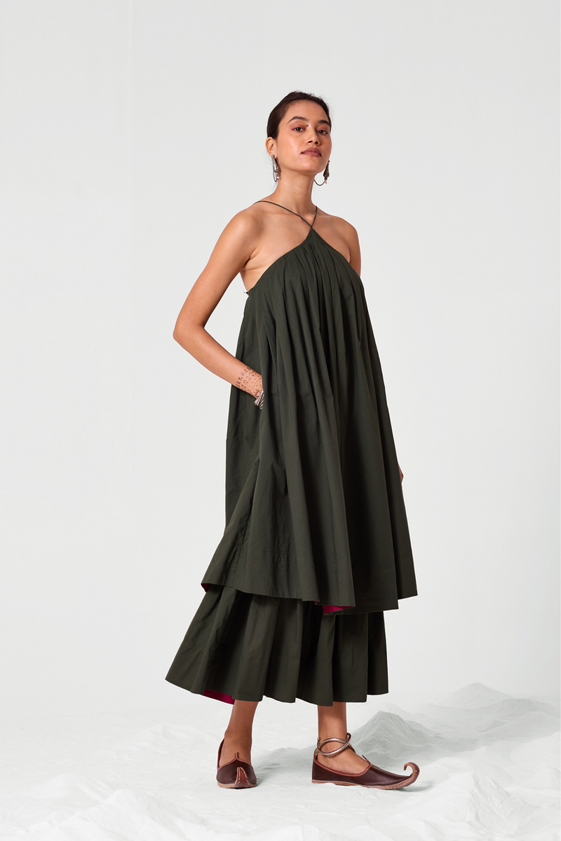 Liri Halter Neck Maxi Dress
