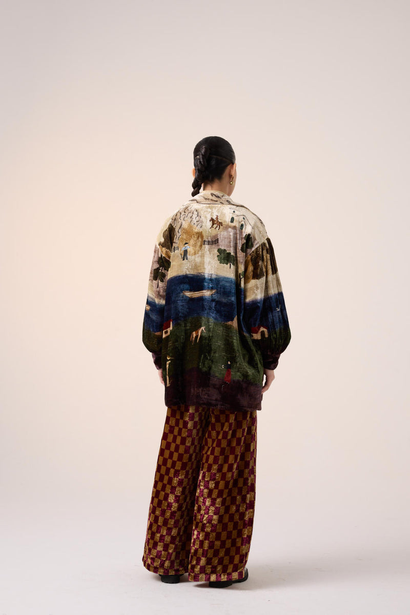 LISBON JACKET -VILLAGE PRINT by CORD for women in Singapore