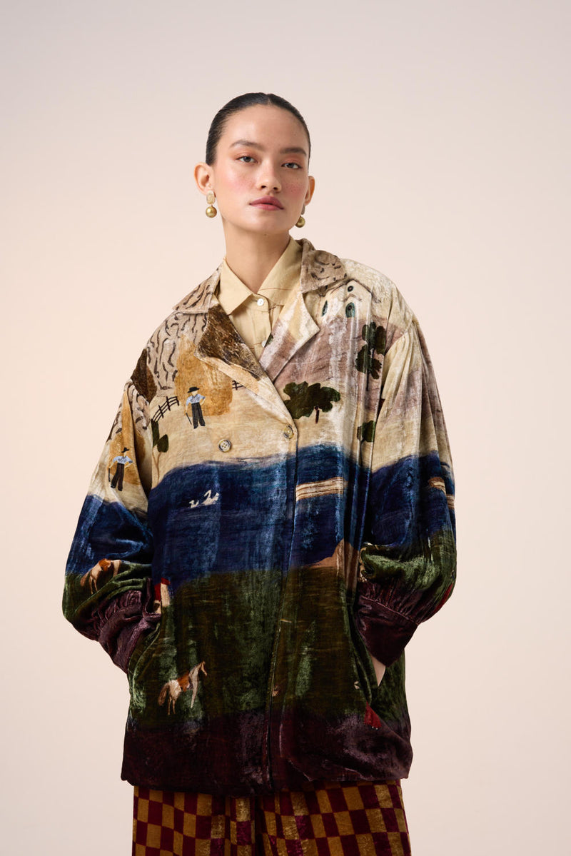 LISBON SET -VILLAGE PRINT by CORD for women in Singapore