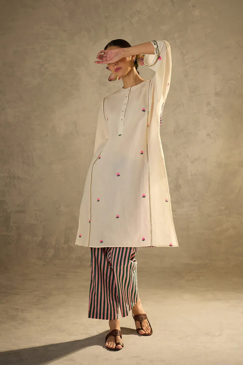 Lotus Tara set cotton by AAVIDI in multi color for women in Singapore