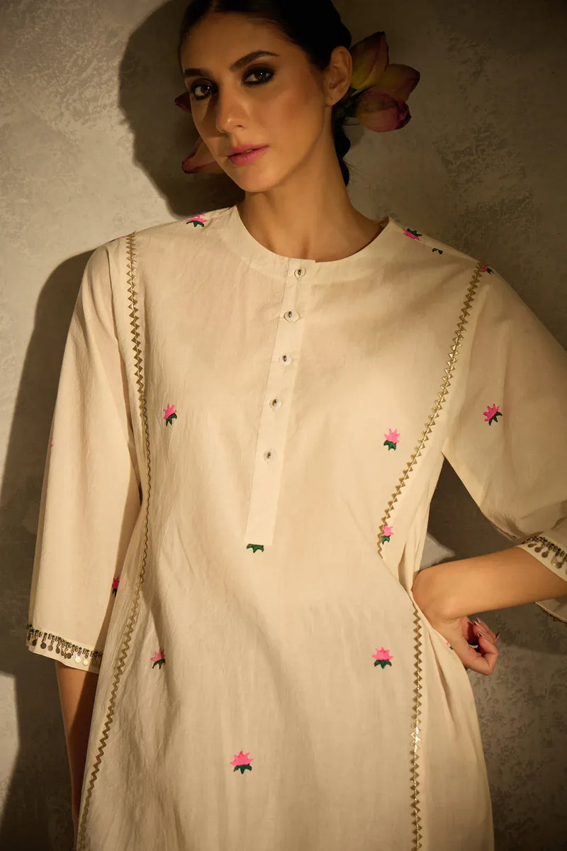 Lotus Tara set cotton by AAVIDI in multi color for women in Singapore
