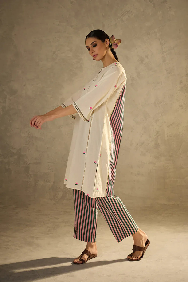 Lotus Tara set cotton by AAVIDI in multi color for women in Singapore
