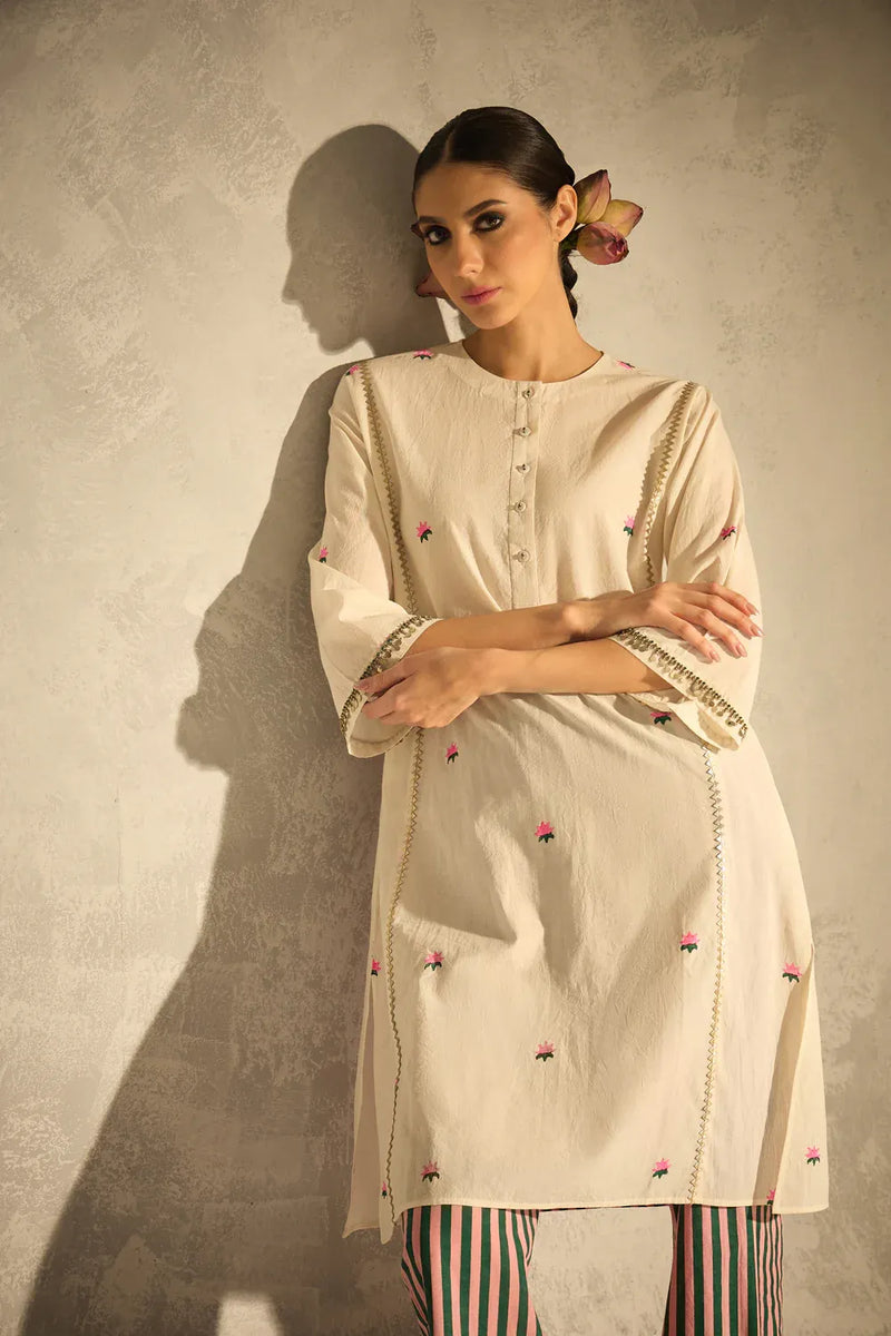 Lotus Tara set cotton by AAVIDI in multi color for women in Singapore