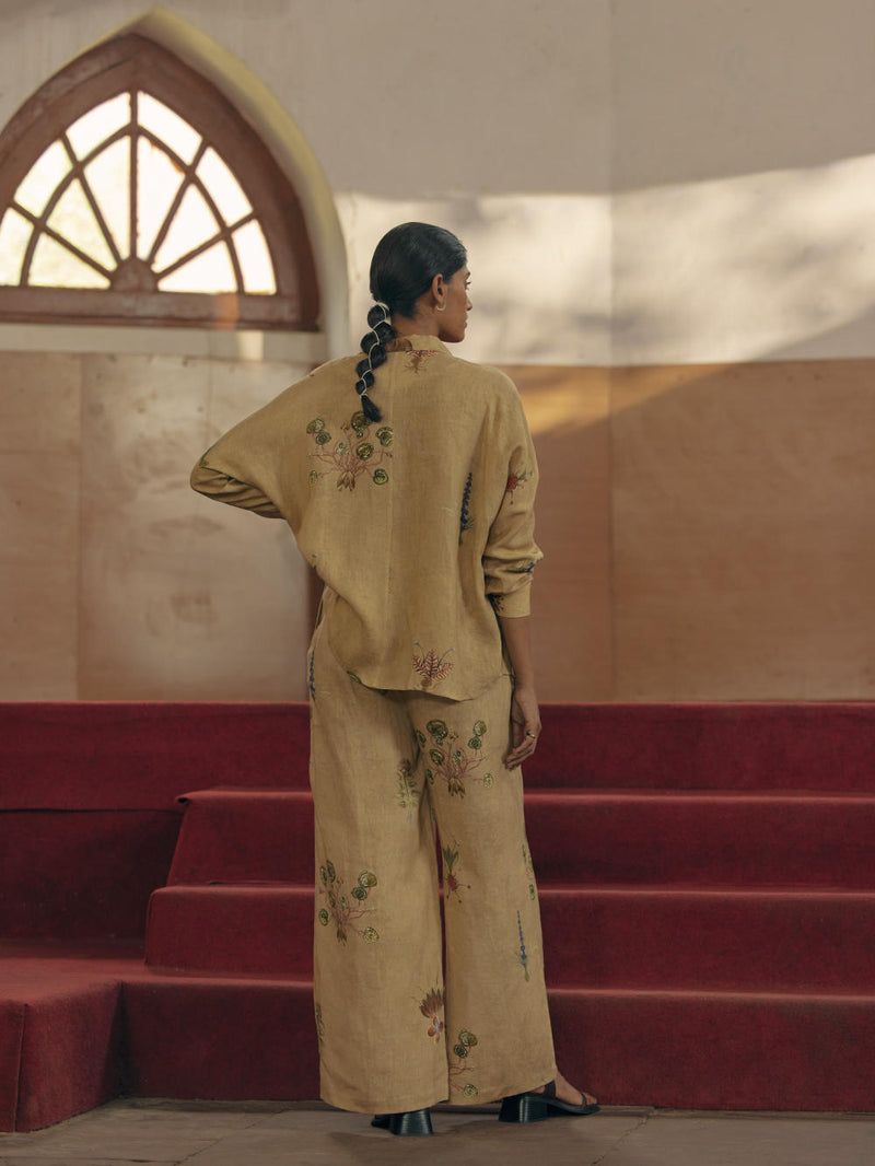 Lounge Pants - Botanical Yellow by CORD for in Singapore