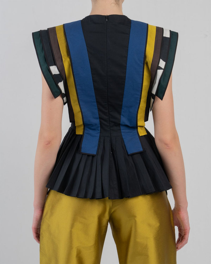 MARCHE TOP - Multicolour top/shirt by Leh Studios in multicolour for women in Singapore