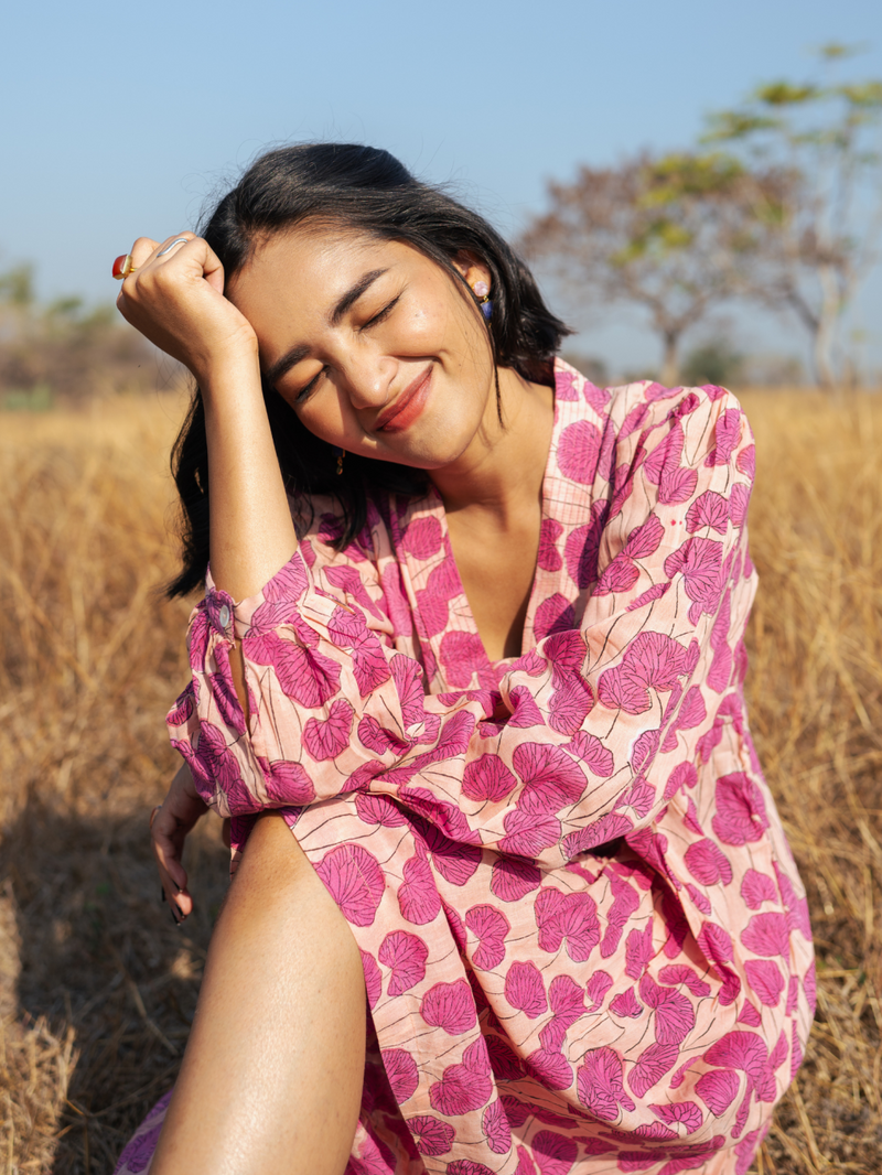 Mussoorie Dress - Handblock Printed Cotton Dress