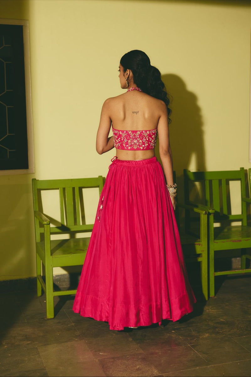 MEHERGUL & ABROO BLOUSE & LEHENGA