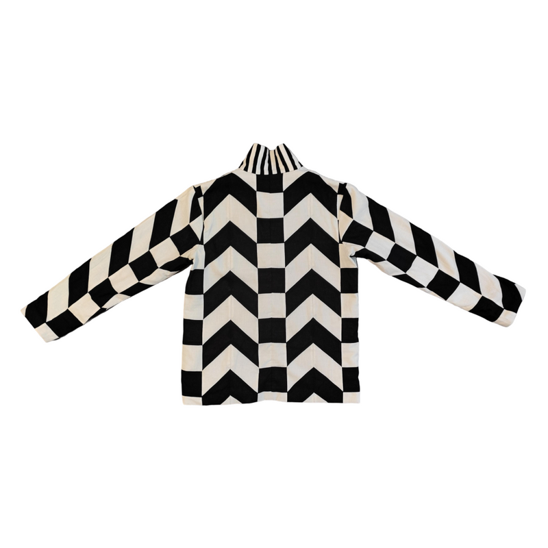 Unisex Ayna Blazer cotton by Ka-Sha in black color for women in Singapore