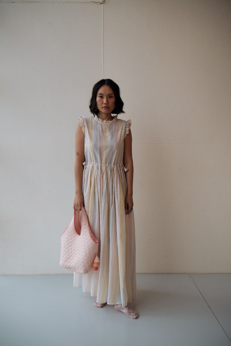 TINA DRESS cotton by TOKREE in multi color for women in Singapore