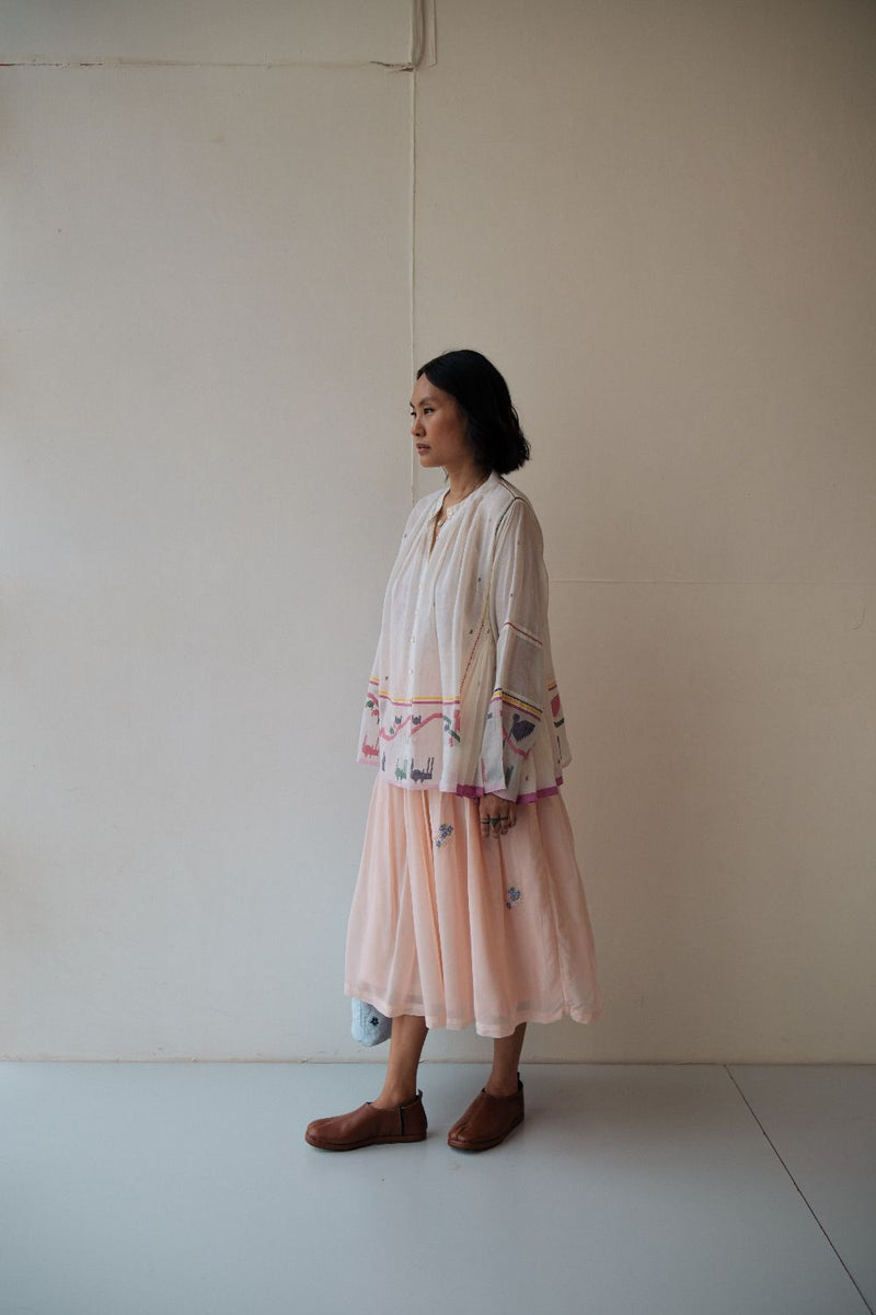 RENE SKIRT by TOKREE in pink color for women in Singapore
