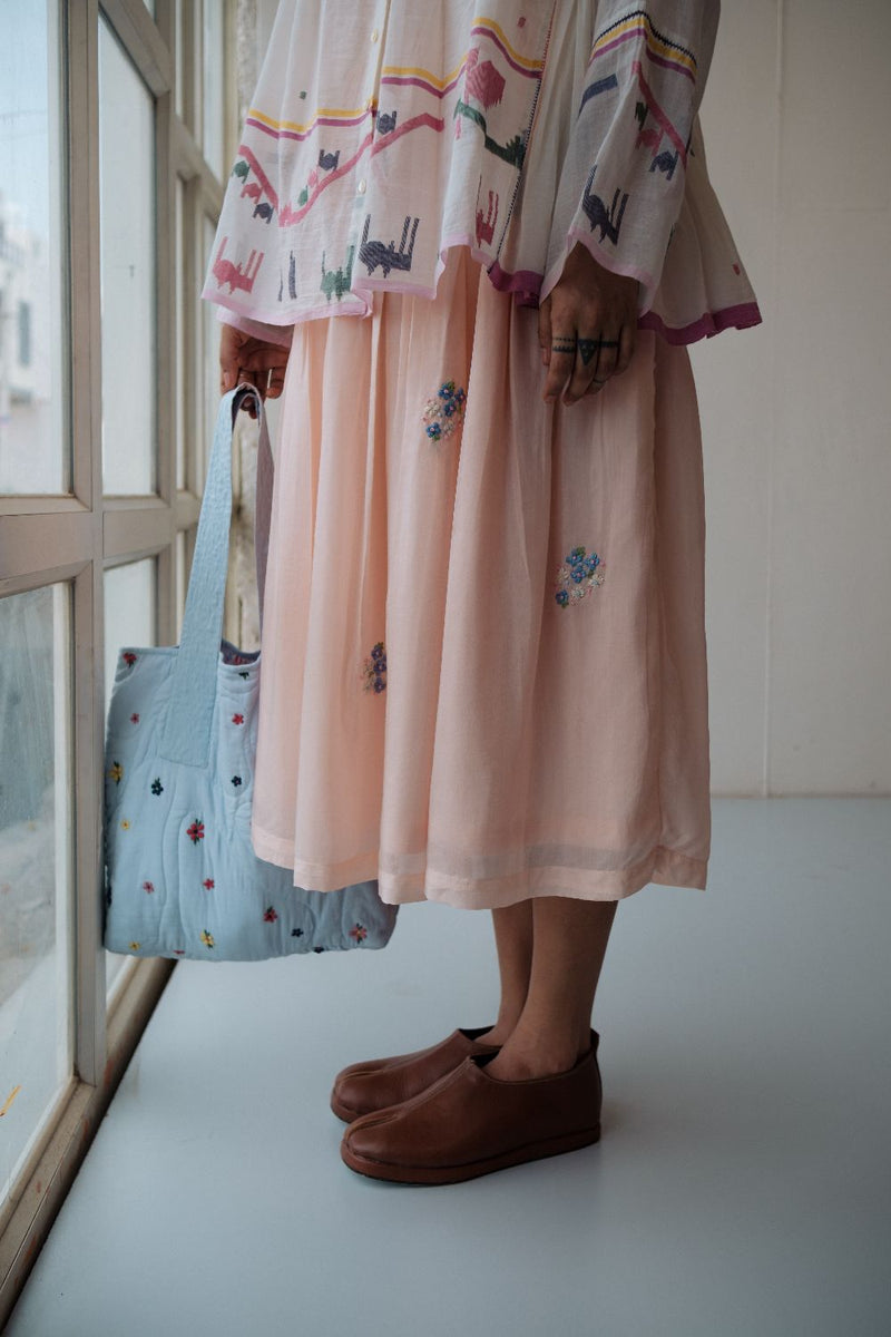 RENE SKIRT by TOKREE in pink color for women in Singapore
