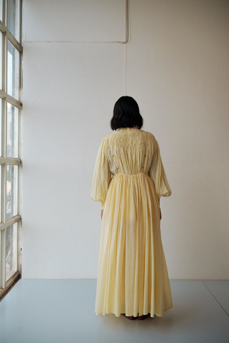ASTER TOP cotton by TOKREE in yellow color for women in Singapore