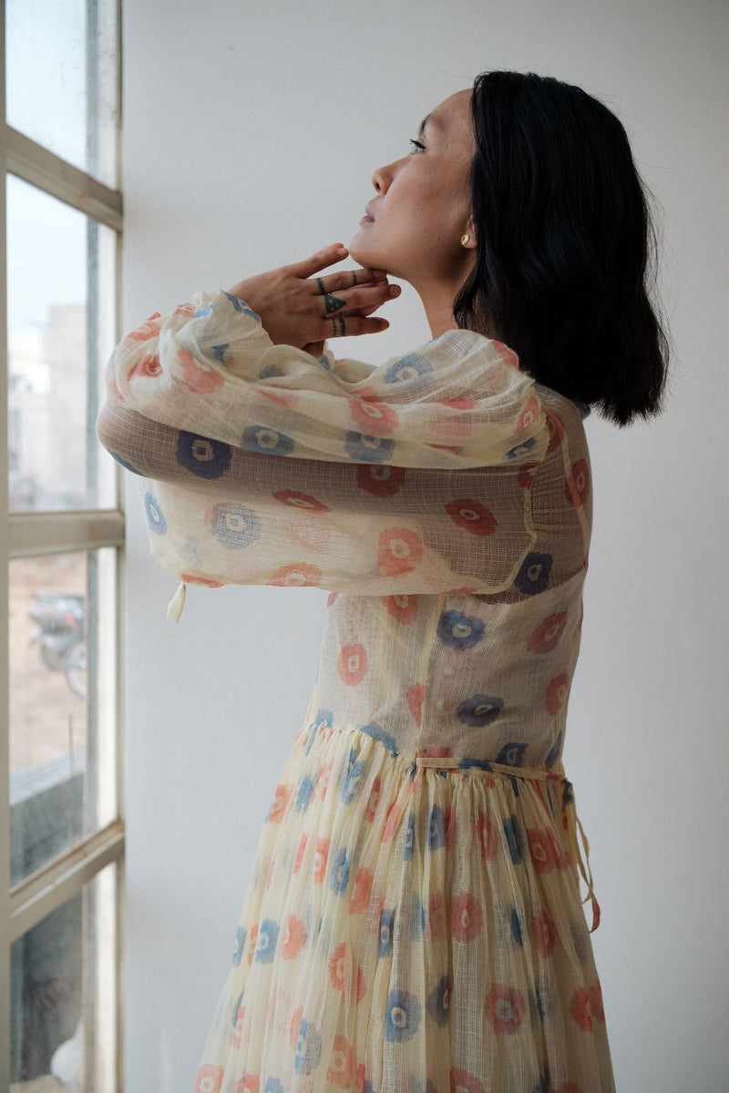 PETUNIA DRESS by TOKREE in yellow color for women in Singapore