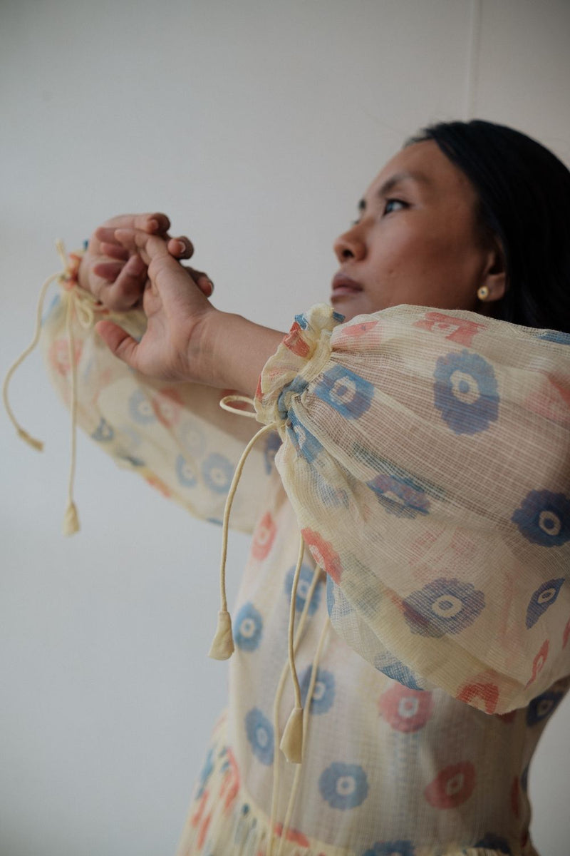 PETUNIA DRESS by TOKREE in yellow color for women in Singapore