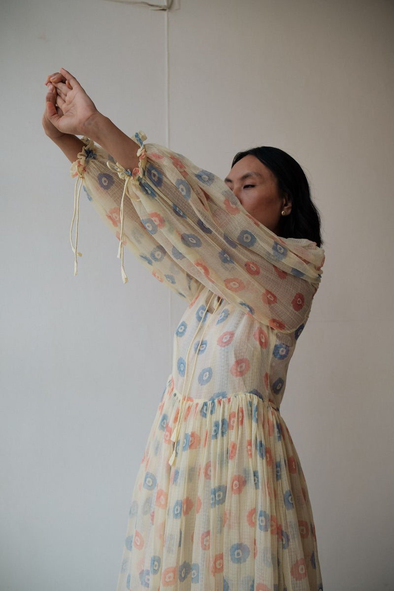PETUNIA DRESS by TOKREE in yellow color for women in Singapore