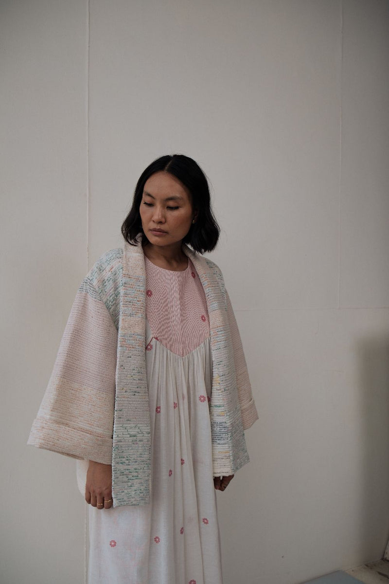 ZILA SHORT JACKET cotton by TOKREE in multi color for women in Singapore