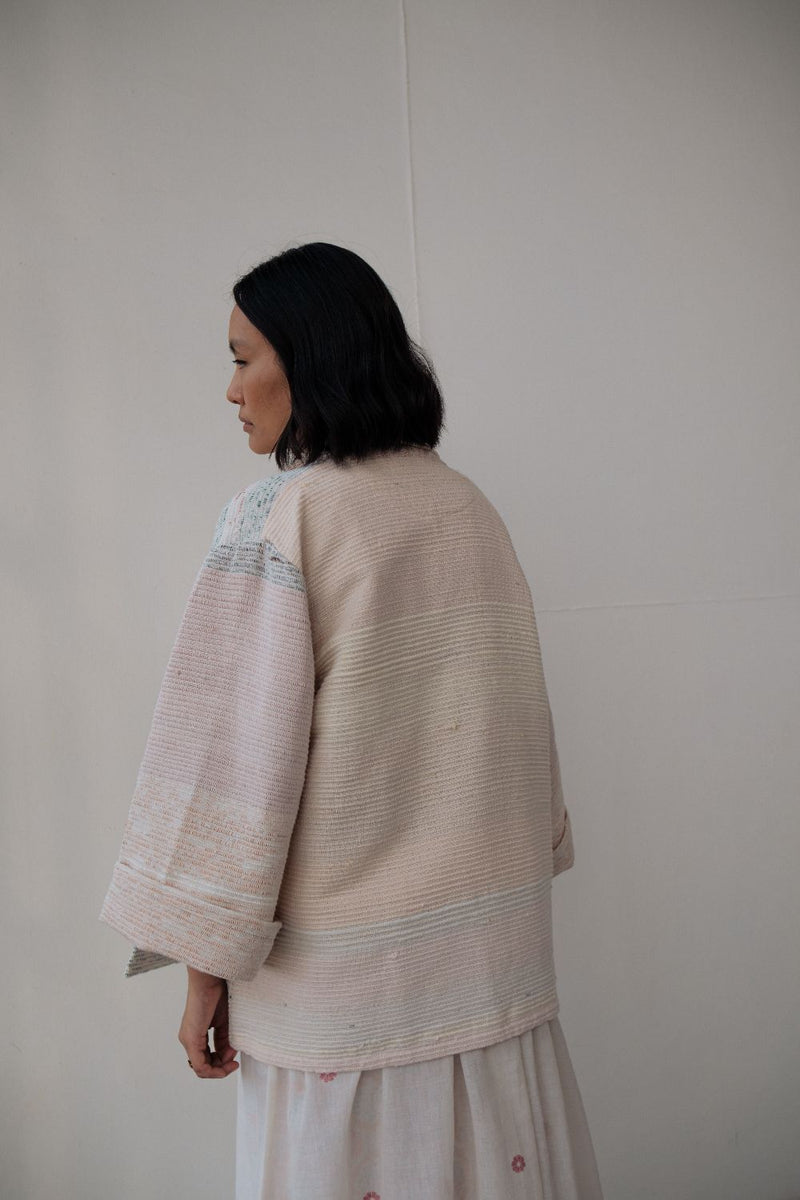 ZILA SHORT JACKET cotton by TOKREE in multi color for women in Singapore