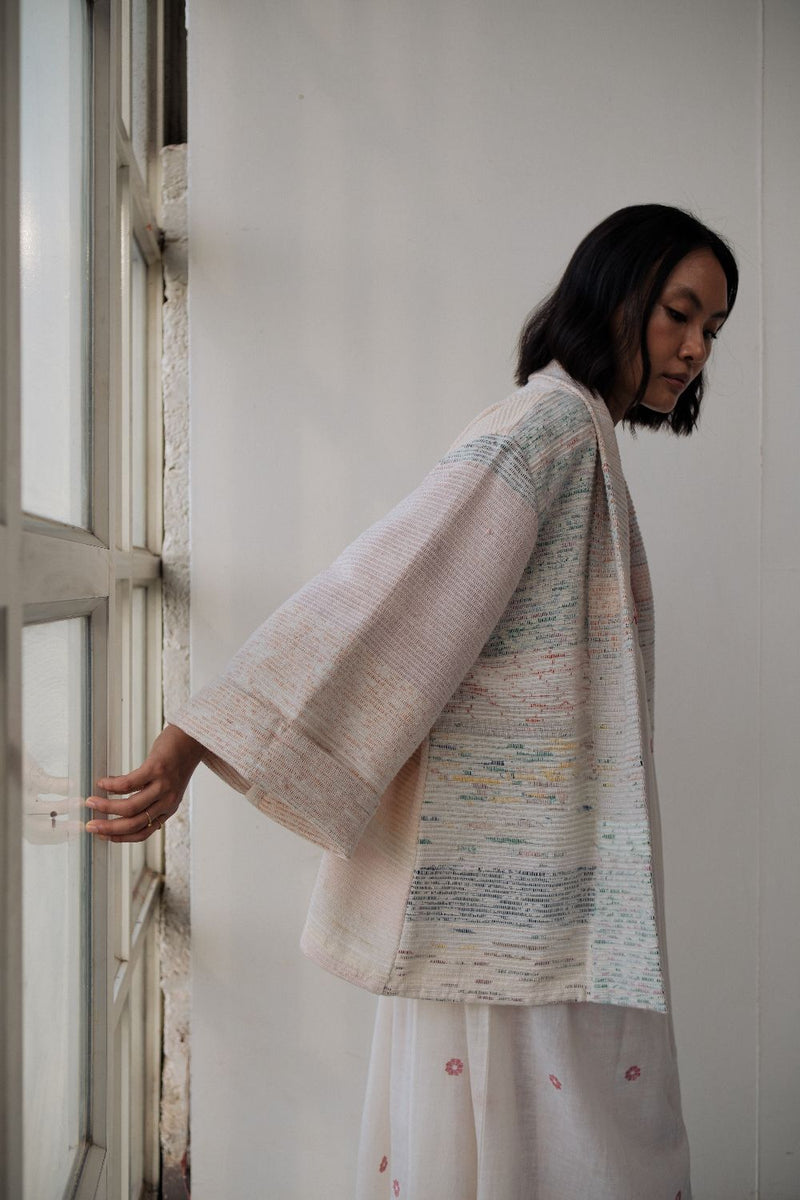 ZILA SHORT JACKET cotton by TOKREE in multi color for women in Singapore