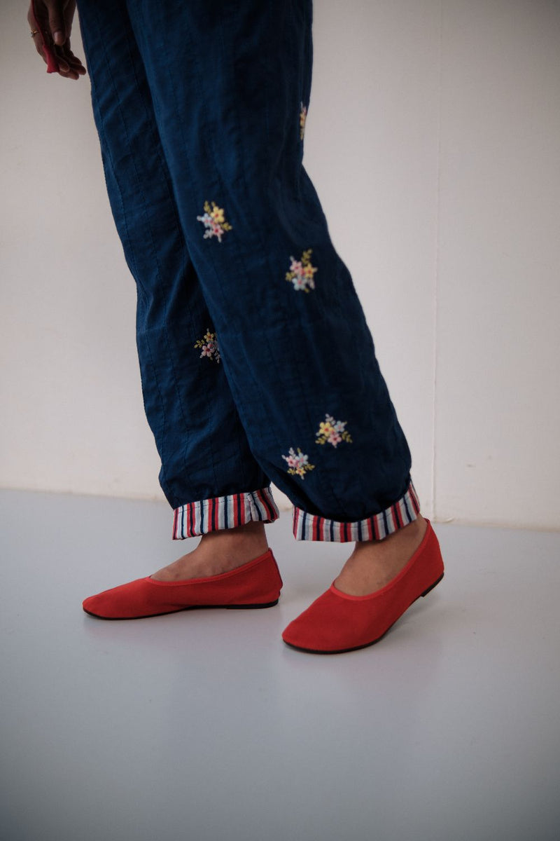 NITAI PANT cotton by TOKREE in blue color for women in Singapore