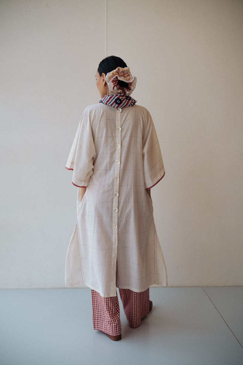 KALA DRESS cotton by TOKREE in white color for women in Singapore