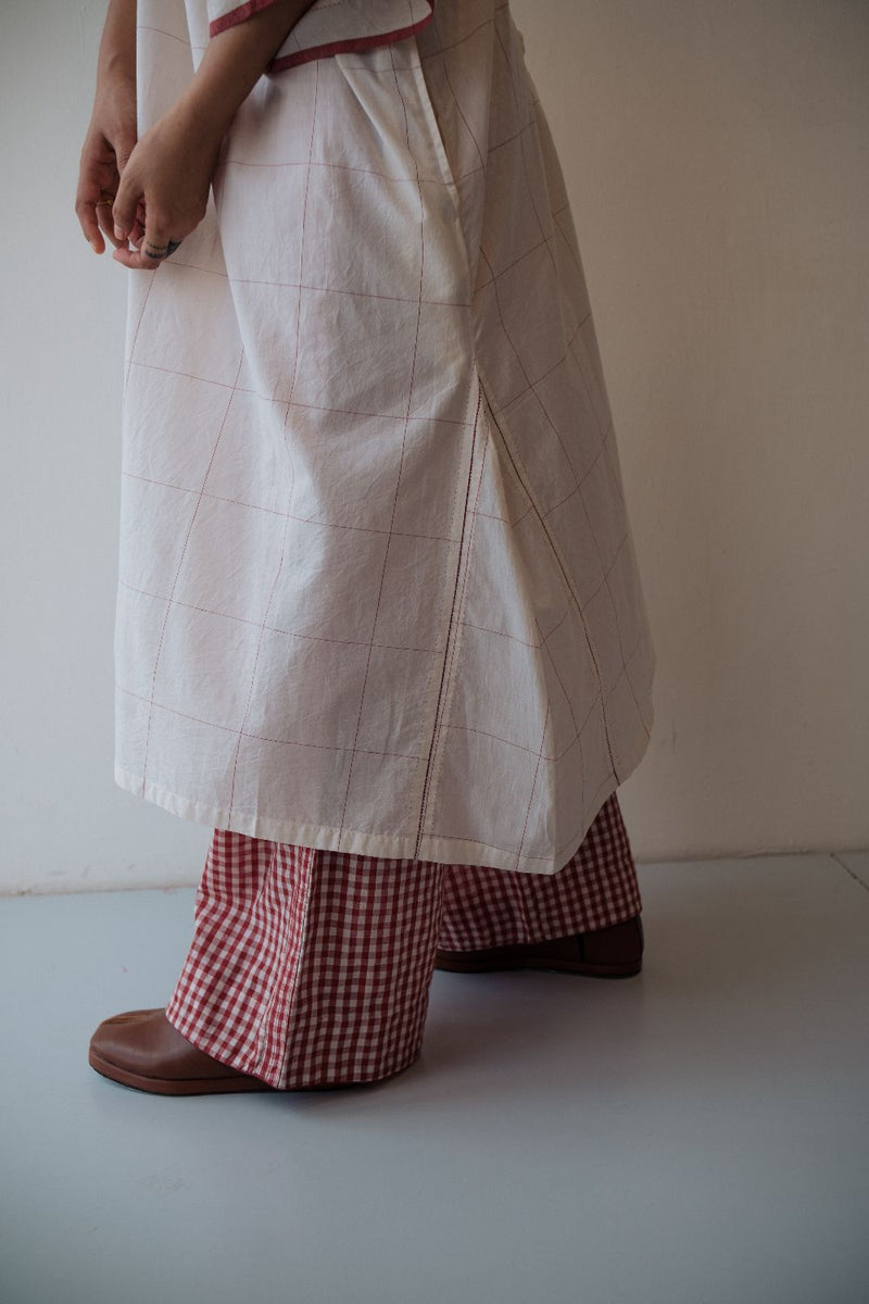 KALA DRESS cotton by TOKREE in white color for women in Singapore