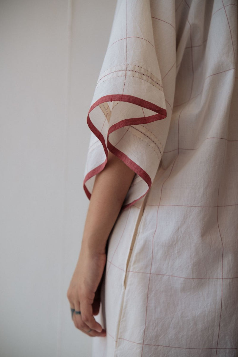 KALA DRESS cotton by TOKREE in white color for women in Singapore