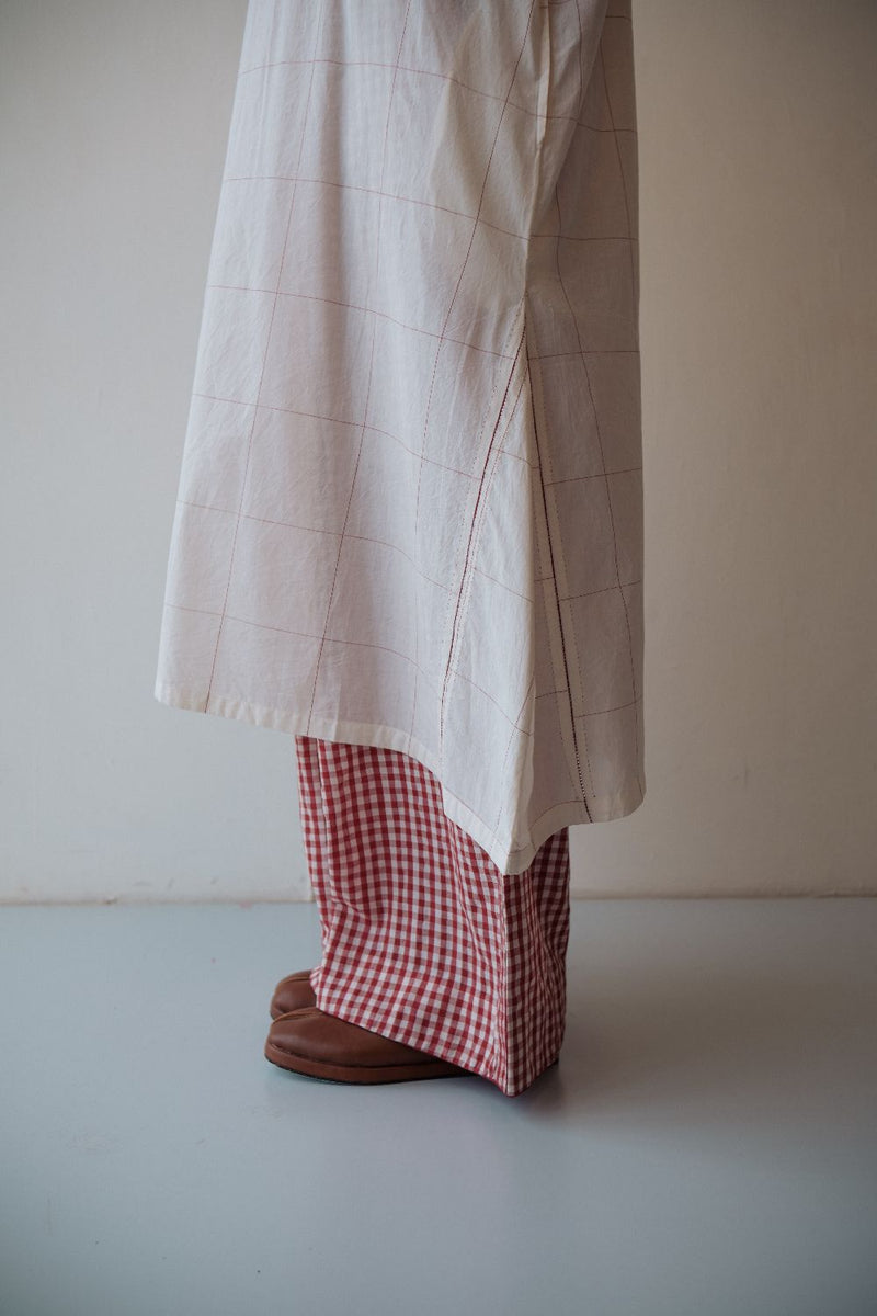 KALA DRESS cotton by TOKREE in white color for women in Singapore