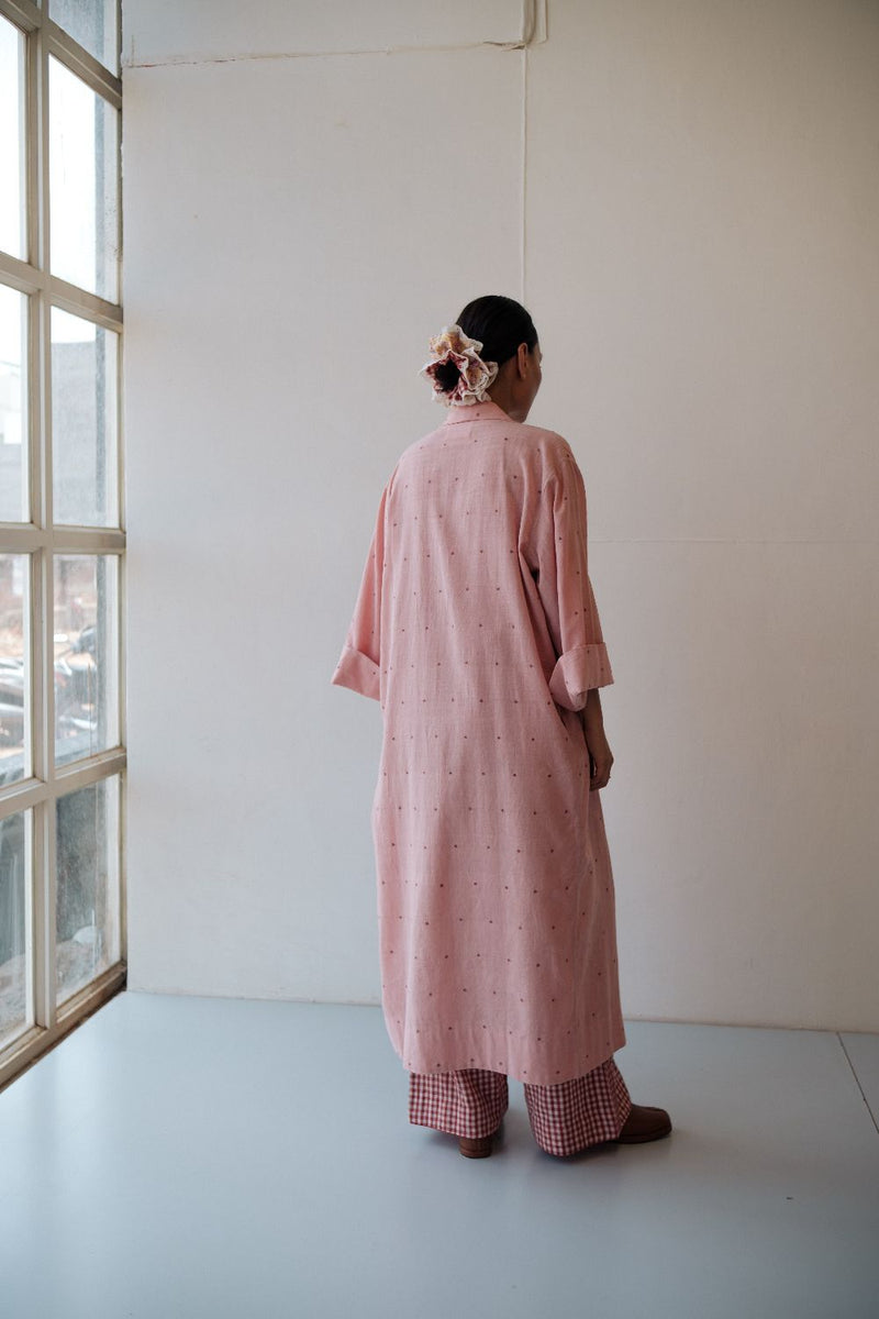 ROSA OVERLAY cotton by TOKREE in pink color for women in Singapore