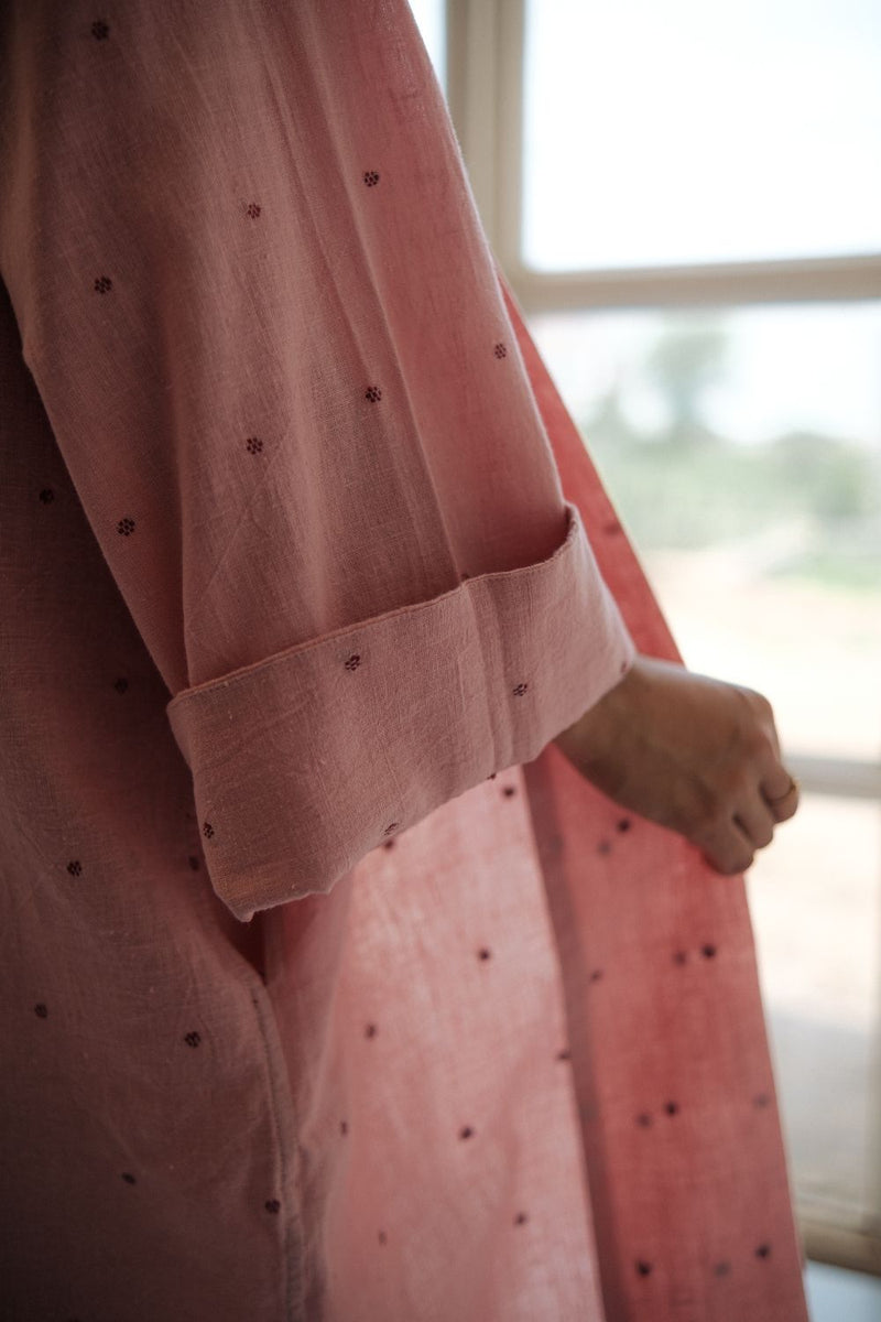 ROSA OVERLAY cotton by TOKREE in pink color for women in Singapore