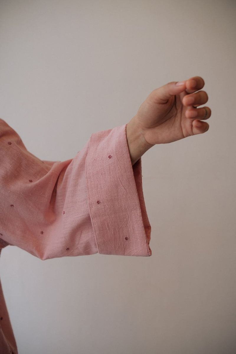 ROSA OVERLAY cotton by TOKREE in pink color for women in Singapore