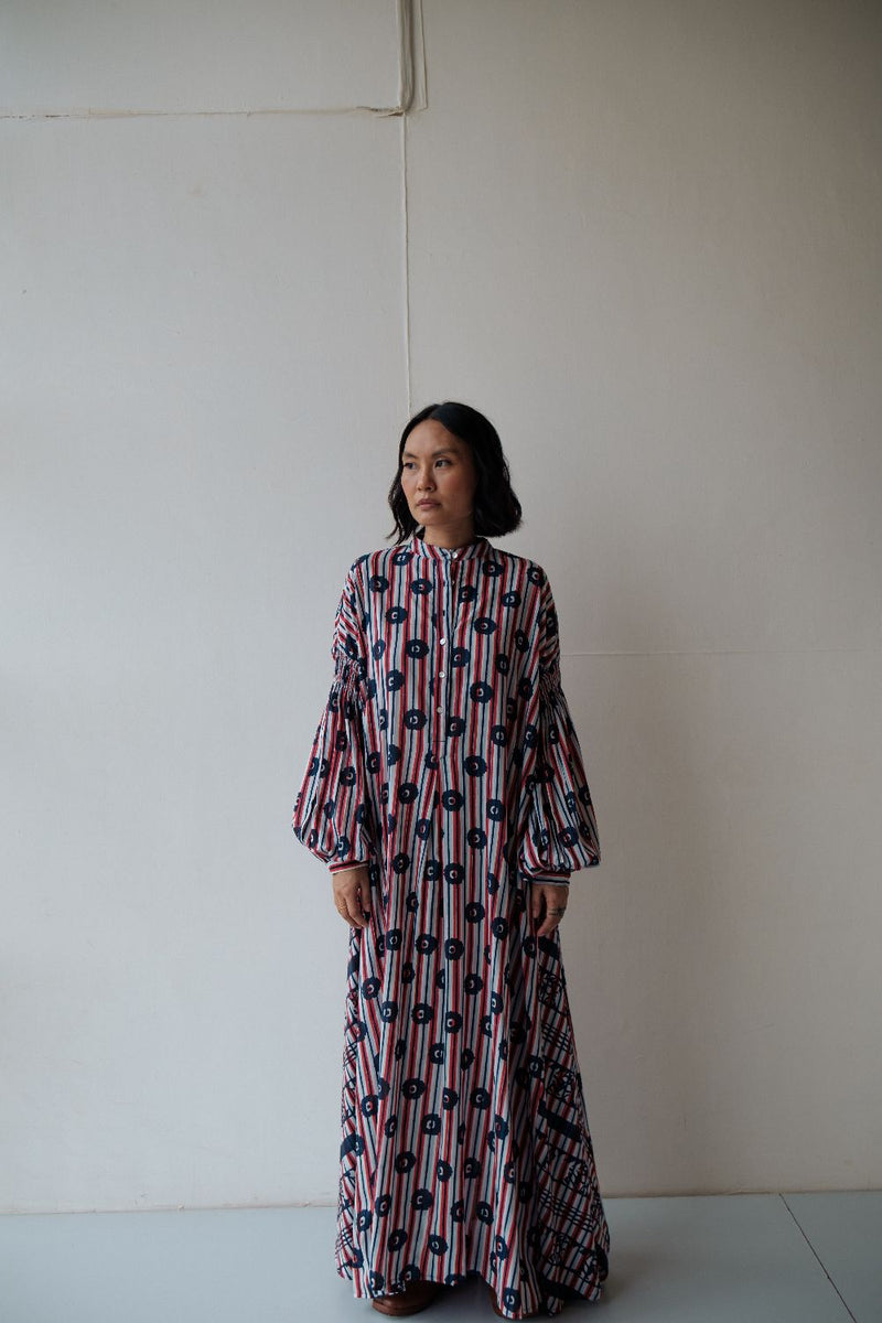 CORY DRESS cotton by TOKREE in multi color for women in Singapore